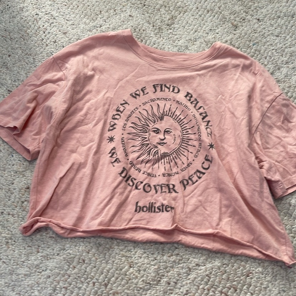 Two women’s cropped shirts